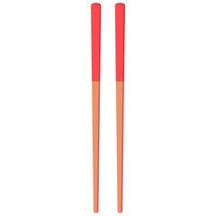 Chopsticks for sushi food vector cartoon illustration isolated on a white background.
