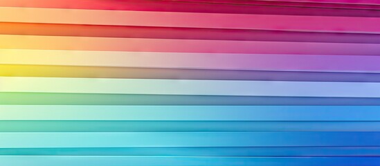 Rainbow background with colorful horizontal lines