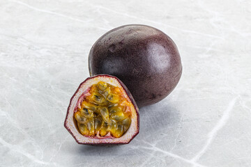 Tropical sweet and juicy passionfruit