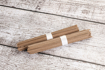 Asian aw soba bukwheat noodle