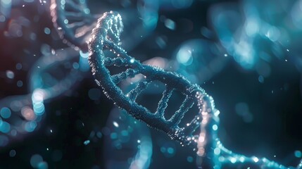 DNA helix. Medical concept - obrazy, fototapety, plakaty