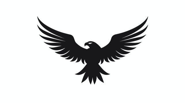 Falcon Eagle Bird Logo Template vector icon flat vector