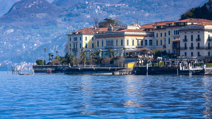 Bellagio town at the famous Italian lake Como