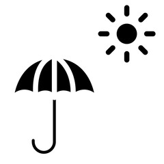 umbrella glyph 