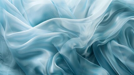 abstract background and texture of soft fabric or textile material of pale blue color
