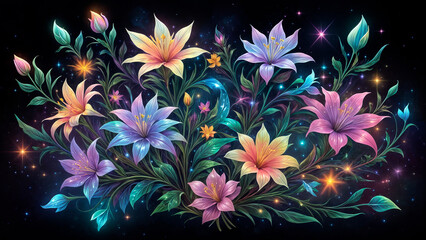 Beautiful floral background