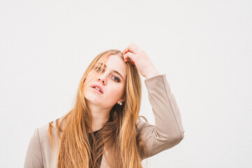 Naklejka premium Junge Frau | Model