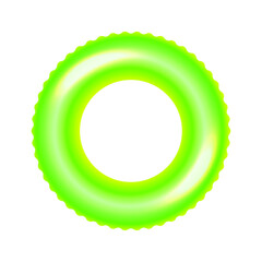 Vector green float isolated on white background