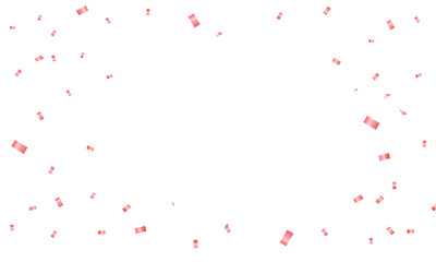 Fototapeta na wymiar Vector pink confetti background for decoration various festive celebrations vector illustration
