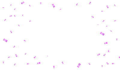Vector purple confetti background for decoration various festive celebrations vector illustration