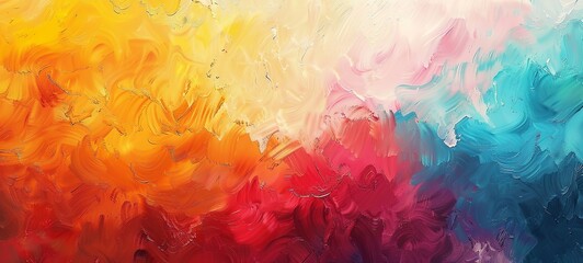 Abstract art painting. Modern technique of impressionism. Print the template. generative ai