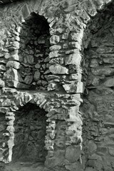 Old alcoves, Srinagar, Kashmir, Jammu and Kashmir, India, Asia