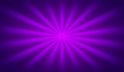 Purple burst background. Bean ray striped design