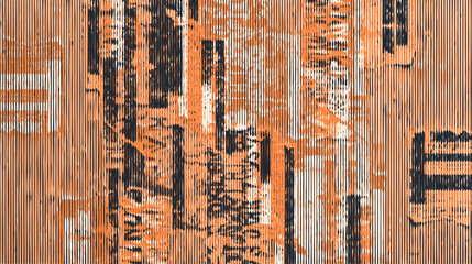 Collage of torn street posters. Abstract halftone lettering background. vector illustration - 763888847