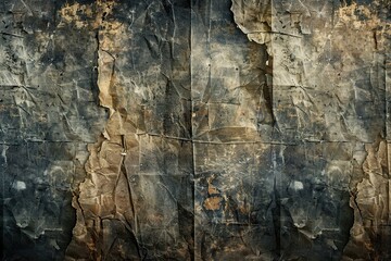 Fototapeta premium Dark grunge background. Aged paper texture