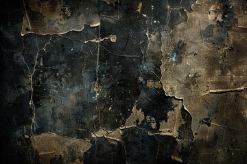 Dark grunge background. Aged paper texture