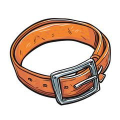 Belt Cartoon, Isolated Transparent Background Images