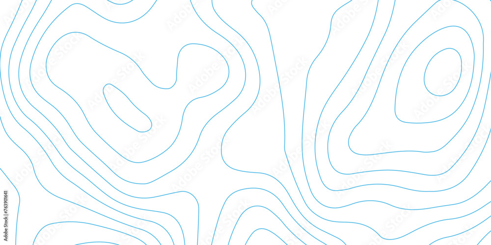 Poster abstract design seamless pattern with line topographic map. geographic mountain relief. retro topogr