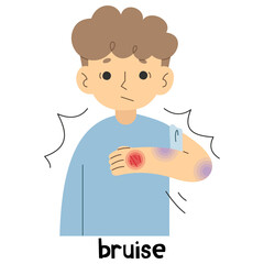 Bruise 1 cute, PNG illustration.