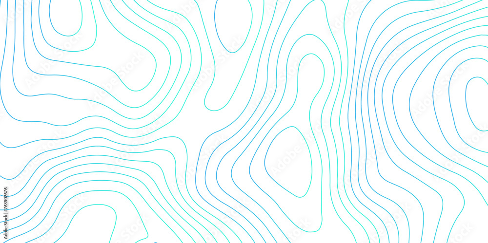 Poster abstract design seamless pattern with line topographic map. geographic mountain relief. retro topogr
