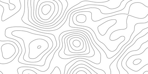 Abstract design seamless pattern with line topographic map. geographic mountain relief. retro topographic map. geographic contour map grid backdrop paper texture. terrain path isolated on background.