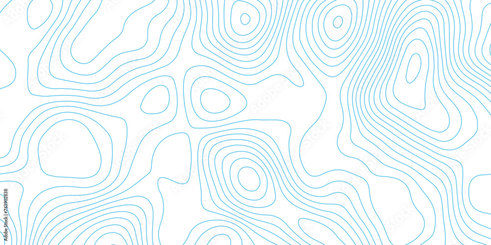 Poster abstract design seamless pattern with line topographic map. geographic mountain relief. retro topogr