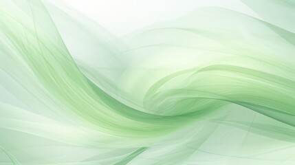 Abstract green background with waves
