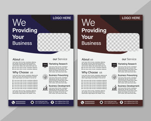 Fototapeta premium marketing, business proposal, promotion, advertise, publication, cover page. new digital marketing flyer set. perfect for creative professional business, vector template, business flyer, brochure.