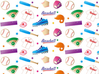 野球　野球素材の壁紙　背景