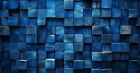 Futuristic Blue Hexagon Technology Background