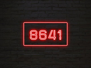 8641年のネオン文字