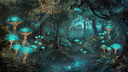 Bioluminescent Forests: Natural Light Displays and conceptual metaphors of Natural Light Displays