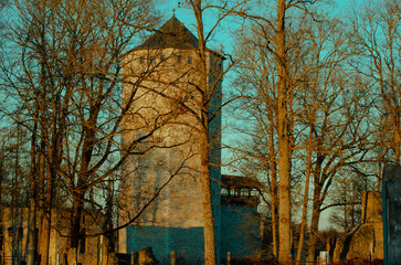 old stone tower