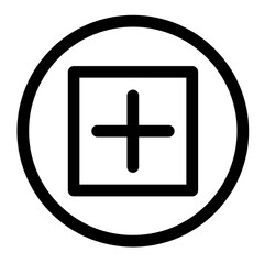 Obraz premium Add Vector Icon Design Illustration