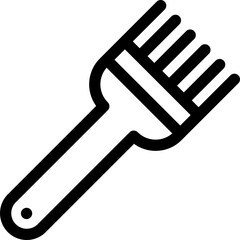 Brush Vector Icon Design Illustration
