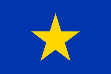 Fototapeta premium Flag of Atacama Region (Republic of Chile) Region de Atacama