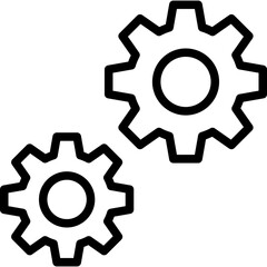 Gear Vector Icon Design Illustration
