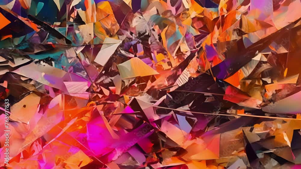 Poster a collage of abstract images reminiscent of the chaotic energetic atmosphere of a music venue. bold 