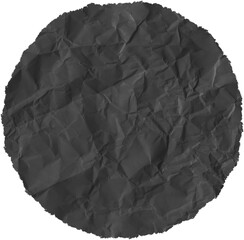 Black Torn Paper, Crumpled