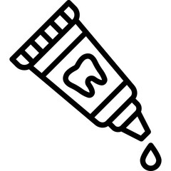 Tooth Paste Vector Icon Design Illustration