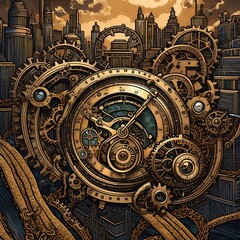Fototapeta premium astronomical clock