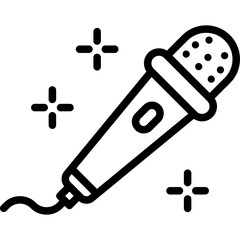 Microphone Vector Icon Design Illustration