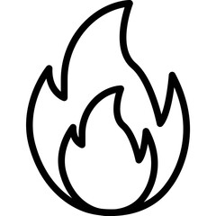 Burn Vector Icon Design Illustration