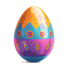 Last-Minute Magic: Colorful Easter Egg Extravaganza Vector