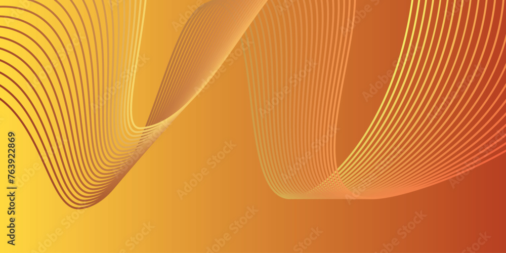 Poster abstract background with glowing wave. shiny moving lines design element.