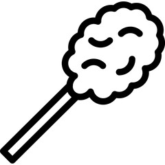 Cotton Candy Vector Icon Design Illustration