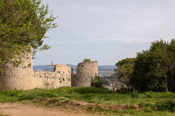 ruins of the castle, Clermont L'heraut France