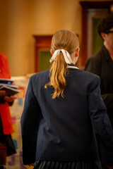Schoolgirl's Back with Ribbon Detail