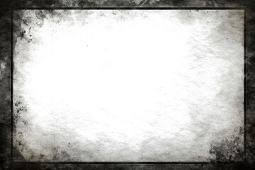 Grunge frame overlay, border with empty transparent copyspace inside