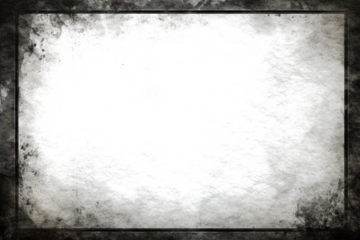 Grunge frame overlay, border with empty transparent copyspace inside